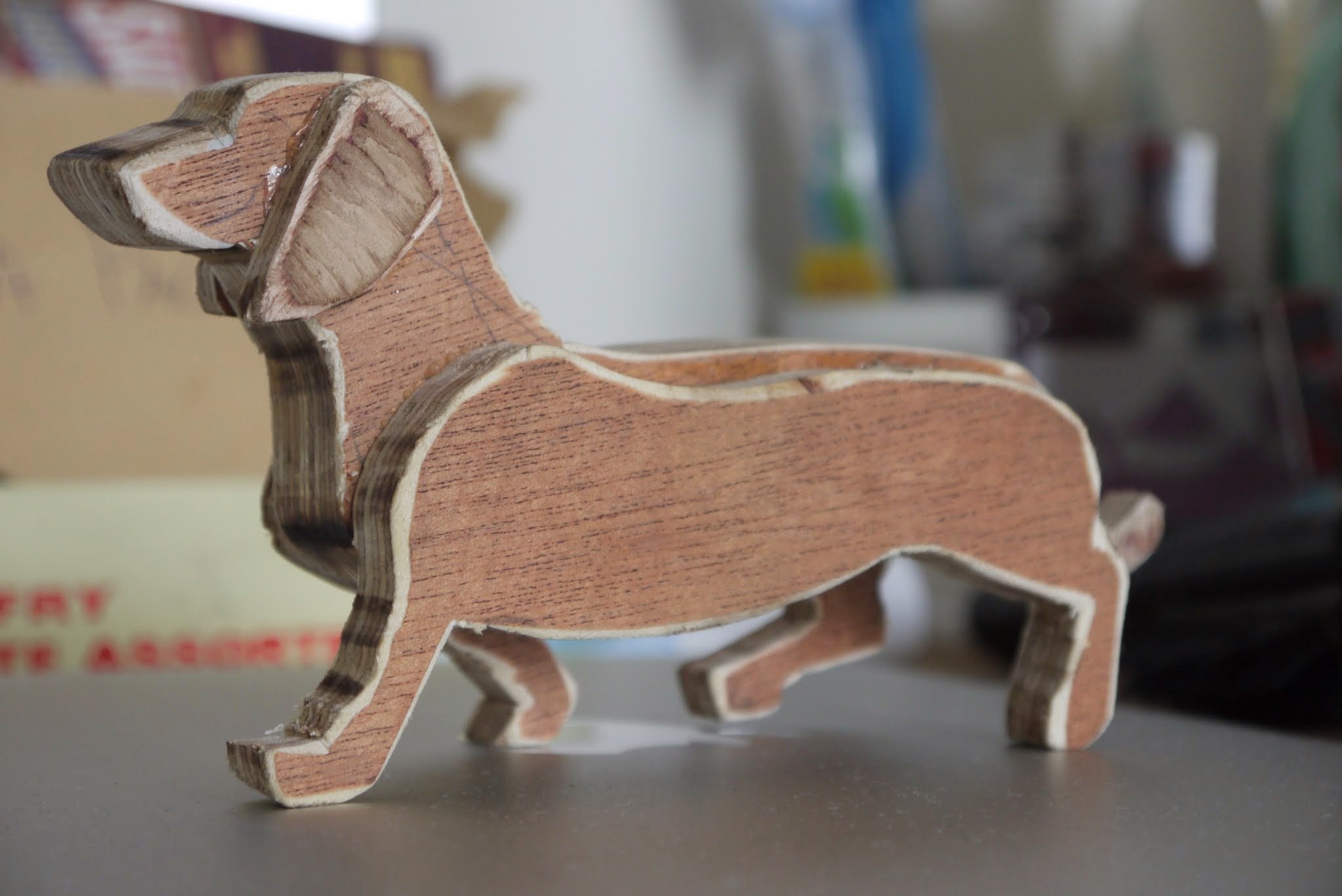 Photo of completed dog